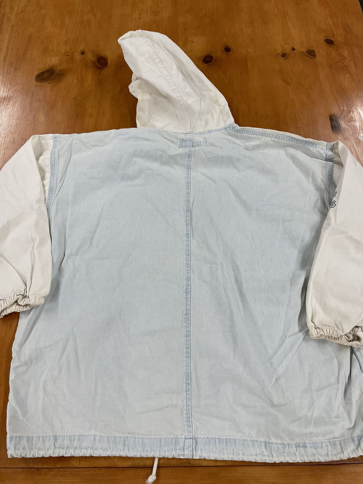 Vintage Vintage Crewneck 1990s Oversized Denim Smock Vintage Sweatshirt Size US S / EU 44-46 / 1 - 1 Thumbnail