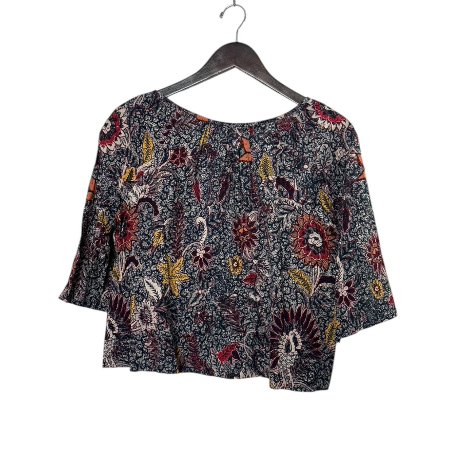 Madewell Madewell Button-Front Raglan Top in Bali Blooms Small Size S / US 4 / IT 40 - 6 Thumbnail