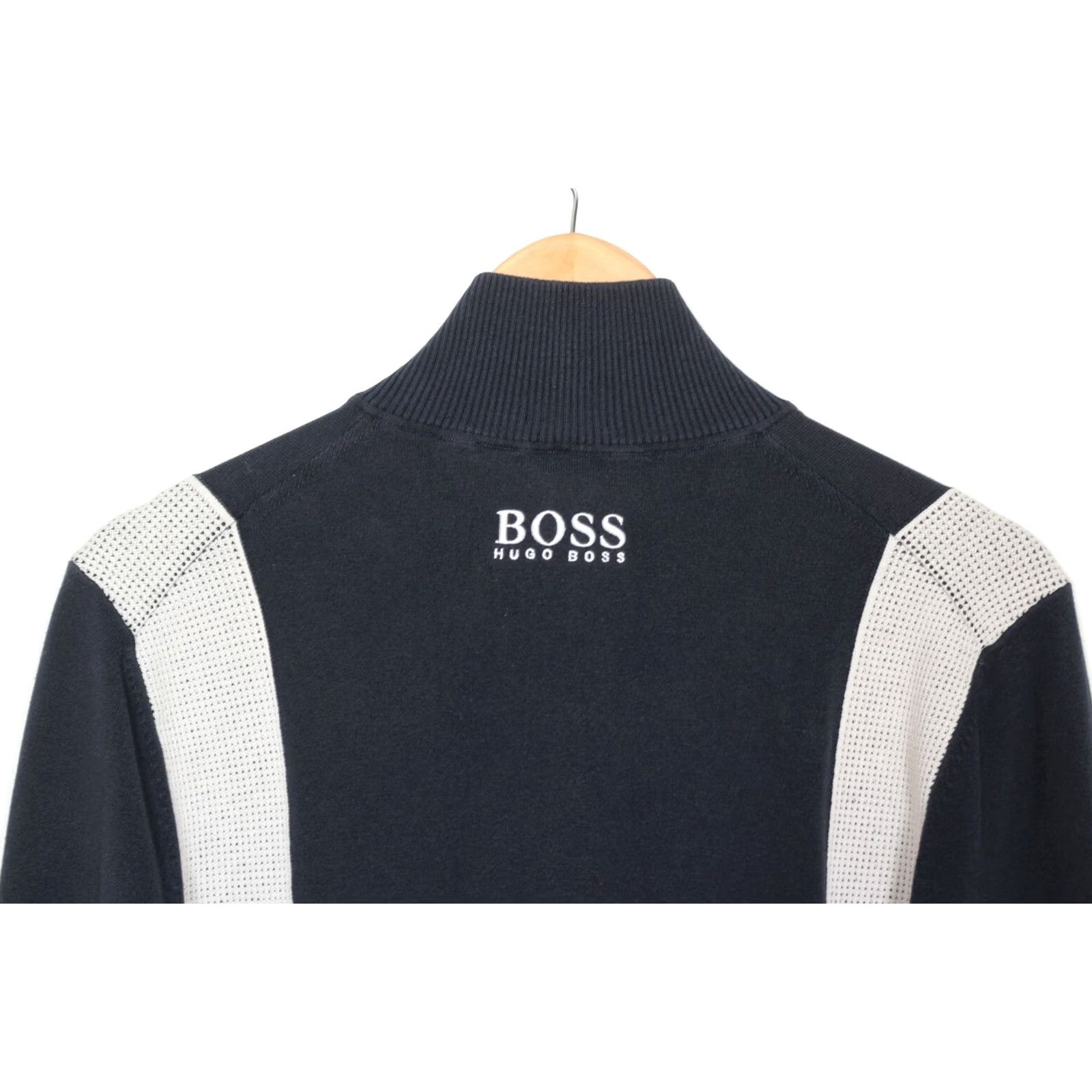 Hugo Boss HUGO BOSS Zelchior Pro Jumper Sweater Men S Blue Knit 1/4 Zip Pullover Classic Designer Jumper Mens Size US S / EU 44-46 / 1 - 5 Thumbnail