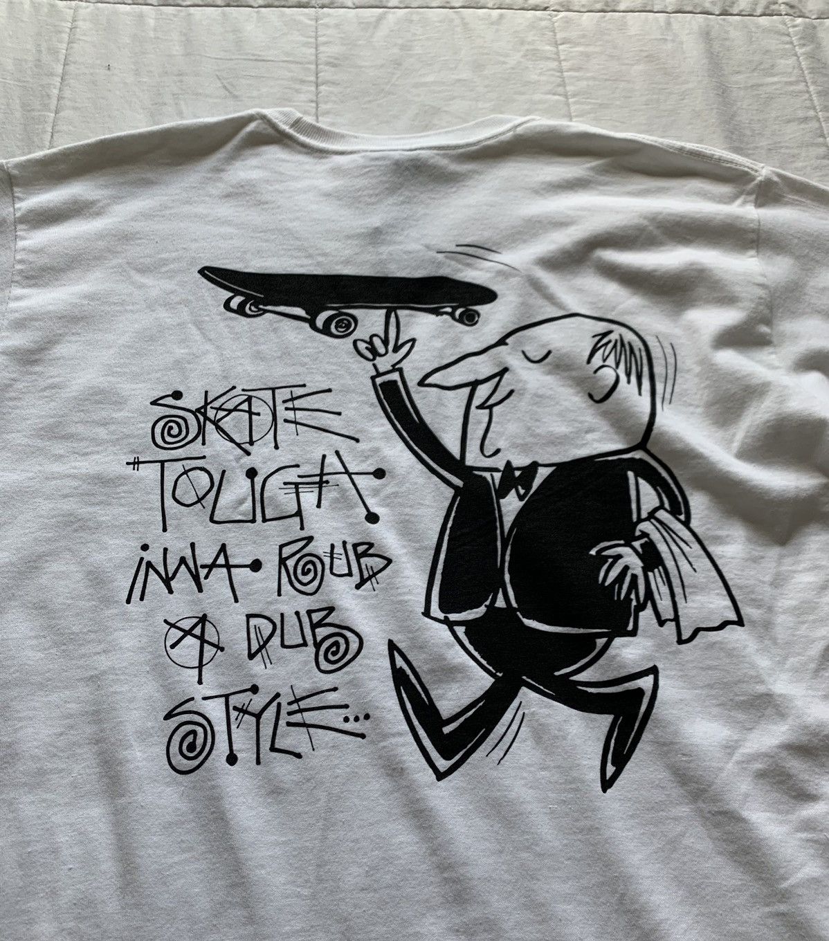 エスダブル Tシャツ AU限定 S/DOUBLE This Thing Dot T-Shirt SAINT M×××××× - ラスト1点 / SM-S22-0000-011/SS TEE/ HUMAN