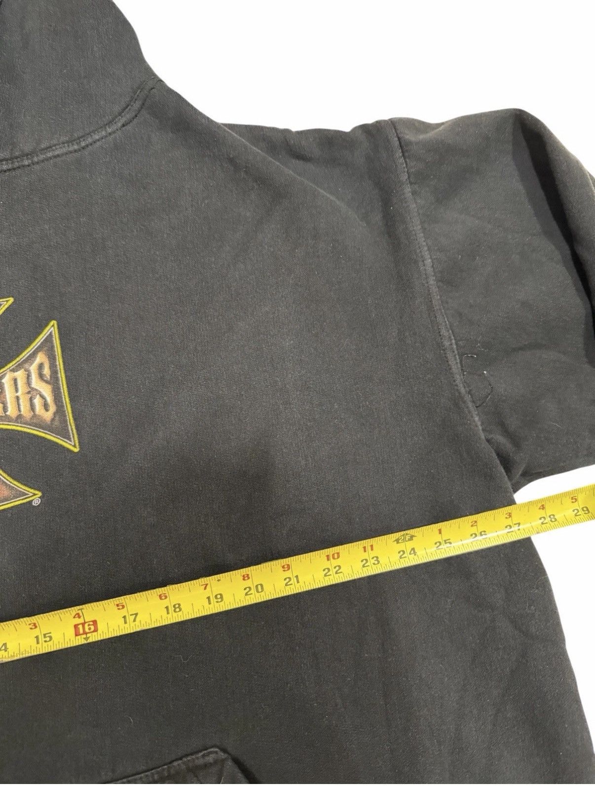 West Coast Choppers Vintage Y2K West Coast Choppers Iron Cross Hoodie Boxy Cropd Size US XL / EU 56 / 4 - 12 Thumbnail