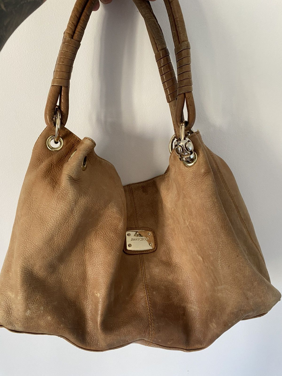 Designer × Jimmy Choo Jimmy Choo leather bag luxury vintage Italy Size ONE SIZE - 1 Thumbnail