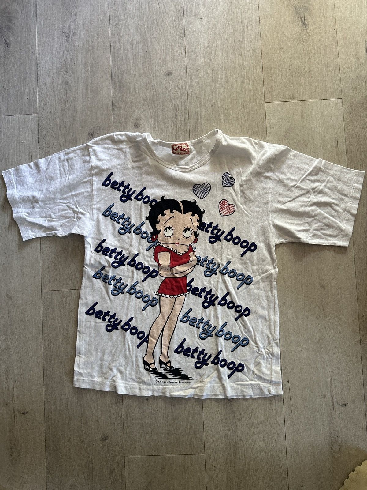 Vintage Vintage BETTY BOOP Japanese T-Shirt Size US M / EU 48-50 / 2 - 1 Thumbnail
