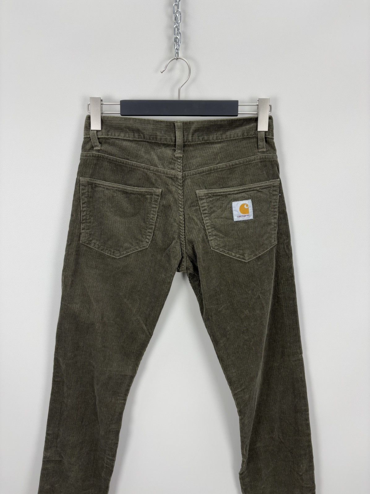 Carhartt Mens corduroy pants Carhartt Size 28x32 Color Green Size US 28 / EU 44 - 6 Thumbnail