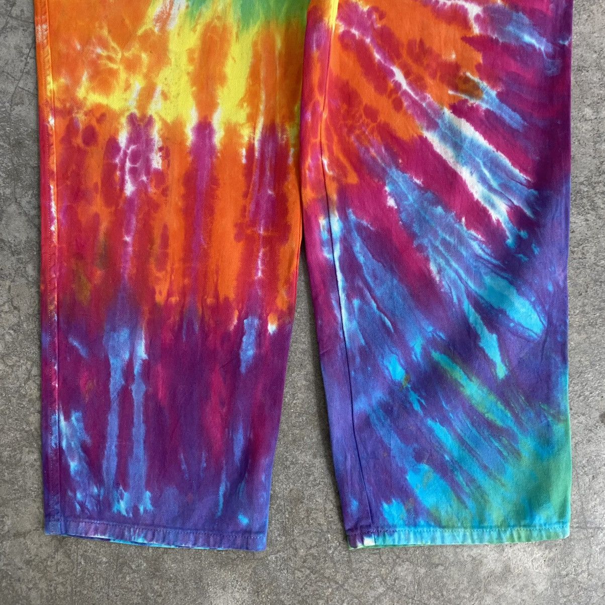 L.L. Bean Vintage 1980’s LL Bean Psychedelic Pleated Wide Pants Size US 34 / EU 50 - 7 Thumbnail