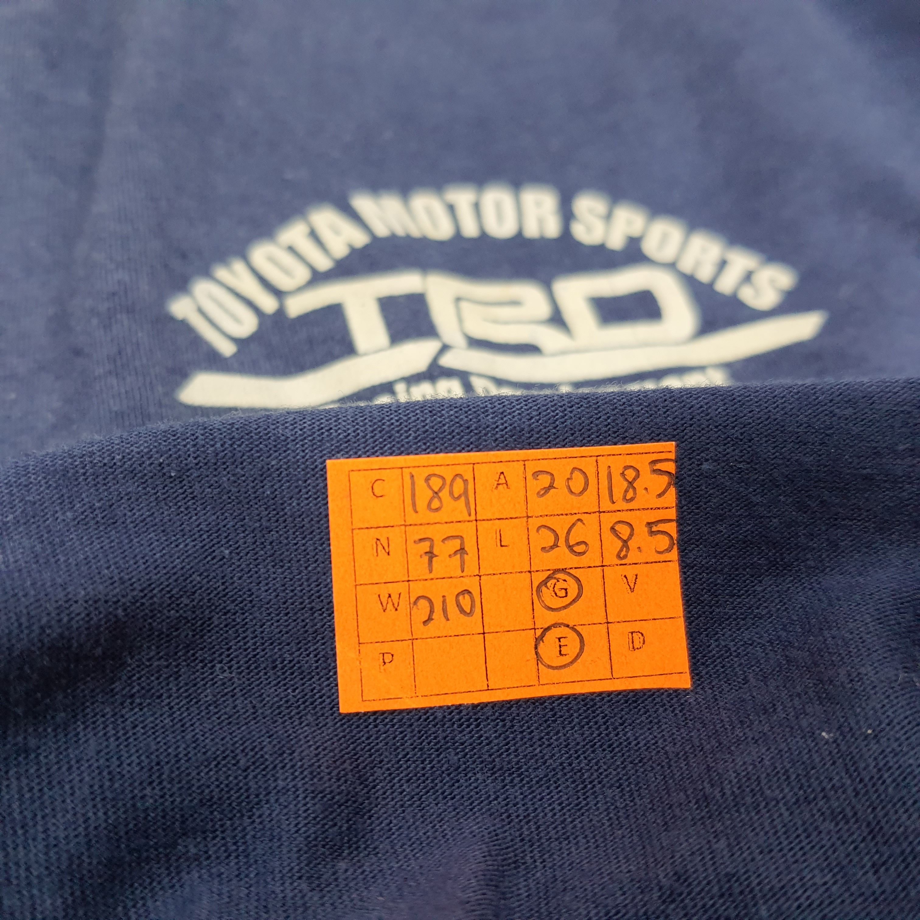 Japanese Brand × Vintage Vintage TRD Toyota Motorsports Racing Development Tshirt Size US M / EU 48-50 / 2 - 6 Thumbnail