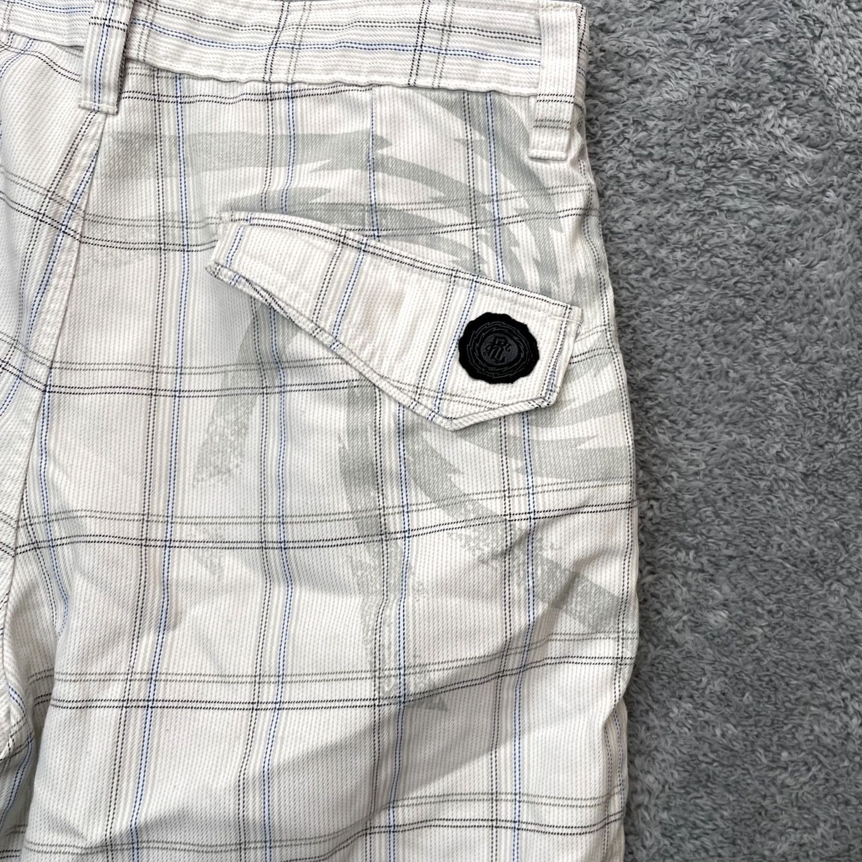 Rip Curl VTG Rip Curl Shorts Mens M White Plaid Chino Casual Preppy Size US 31 - 5 Thumbnail