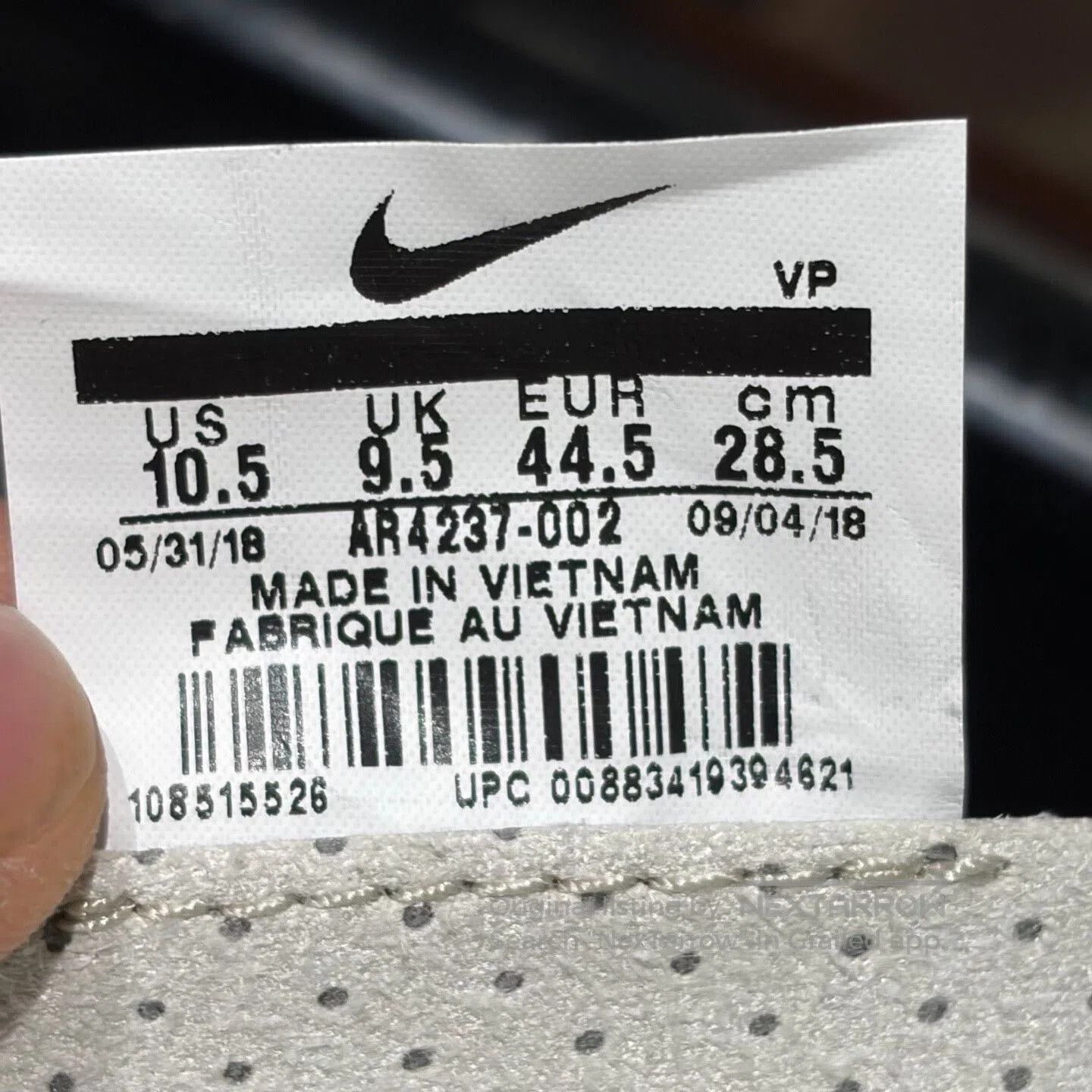 Fear of God Fear of God x Nike Air Fear of God 1. Size US 11 / EU 44 - 5 Thumbnail