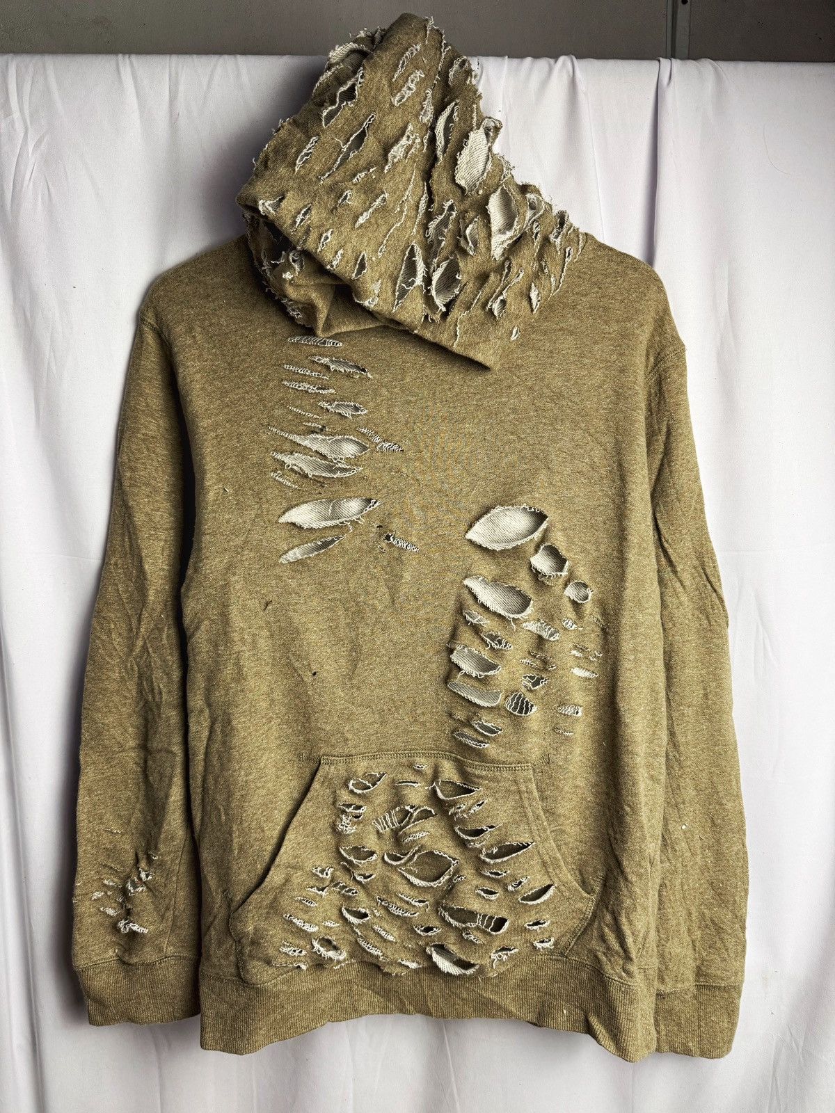 If Six Was Nine × Japanese Brand × Le Grande Bleu (L.G.B.) Distressed Hoodie Urban Research Ifsixwasnine lgb Size US M / EU 48-50 / 2 - 1 Thumbnail