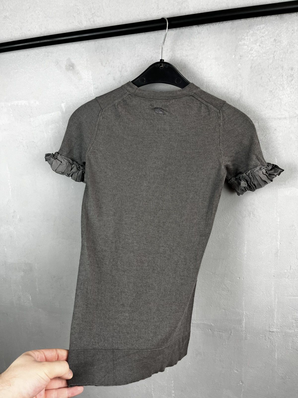 Burberry × Other Burberry London t shirt silk cashmere Size XS / US 0-2 / IT 36-38 - 2 Thumbnail