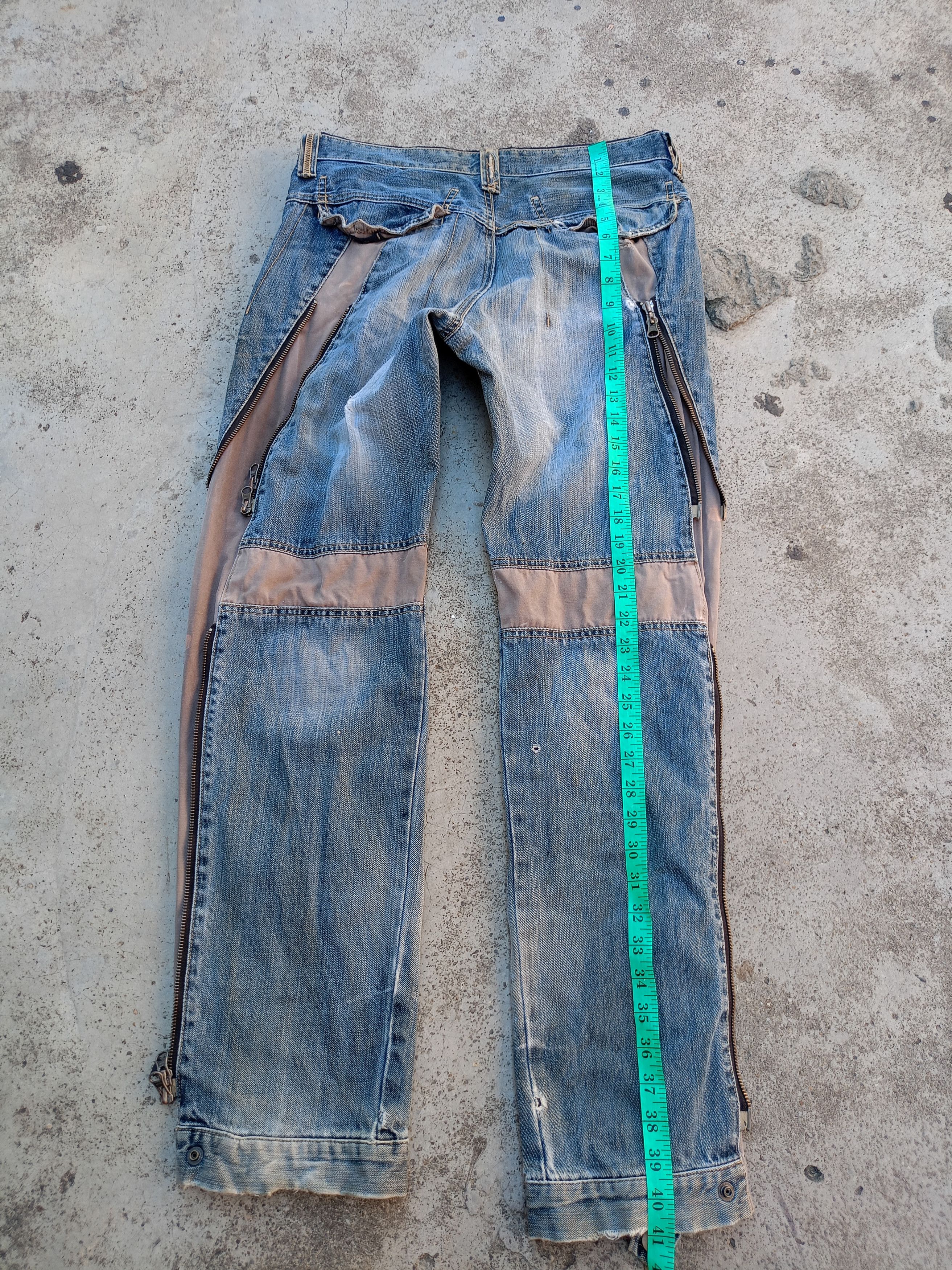 Hysteric Glamour 💥 punk distressed ppfm /full zipper super rare 💥 Size US 30 / EU 46 - 6 Thumbnail