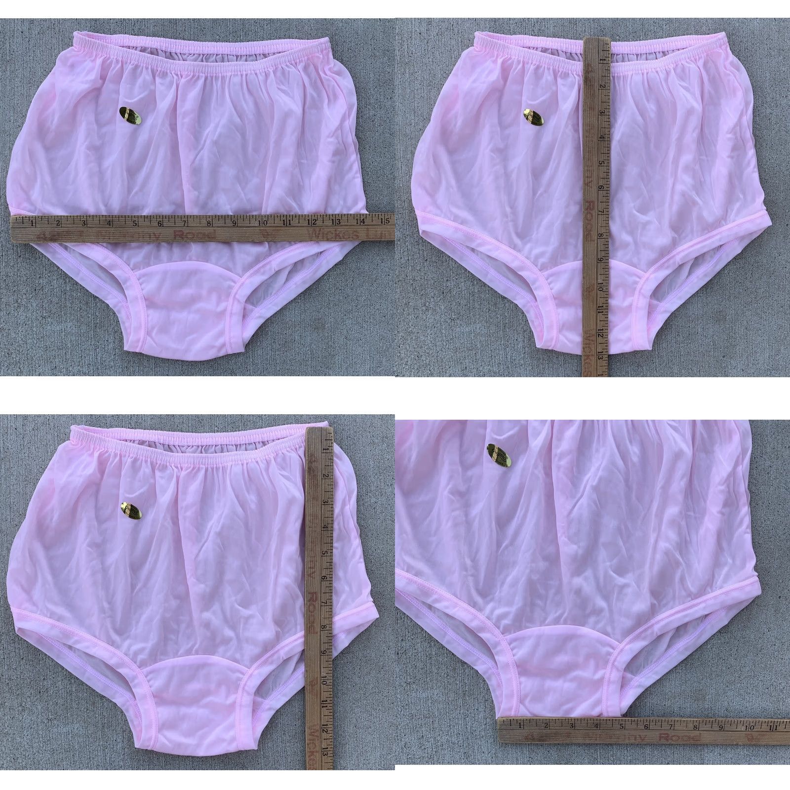 Vintage VINTAGE Gragero Panties Briefs Pink Nylon Size L Women Size 36" / US 14 / IT 50 - 11 Thumbnail