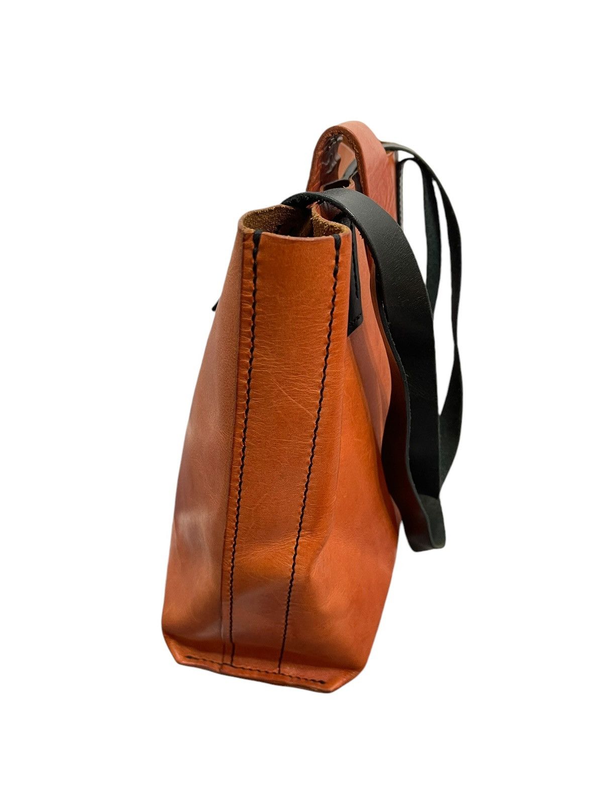 Leather Full Leather Unknown Handmade Japan Tote Shoulder Bag 4🟩 Size ONE SIZE - 20 Thumbnail