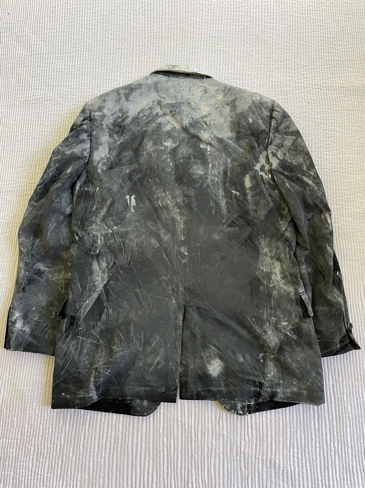 Handmade Painted Tuxedo Jacket Size 40R - 11 Thumbnail