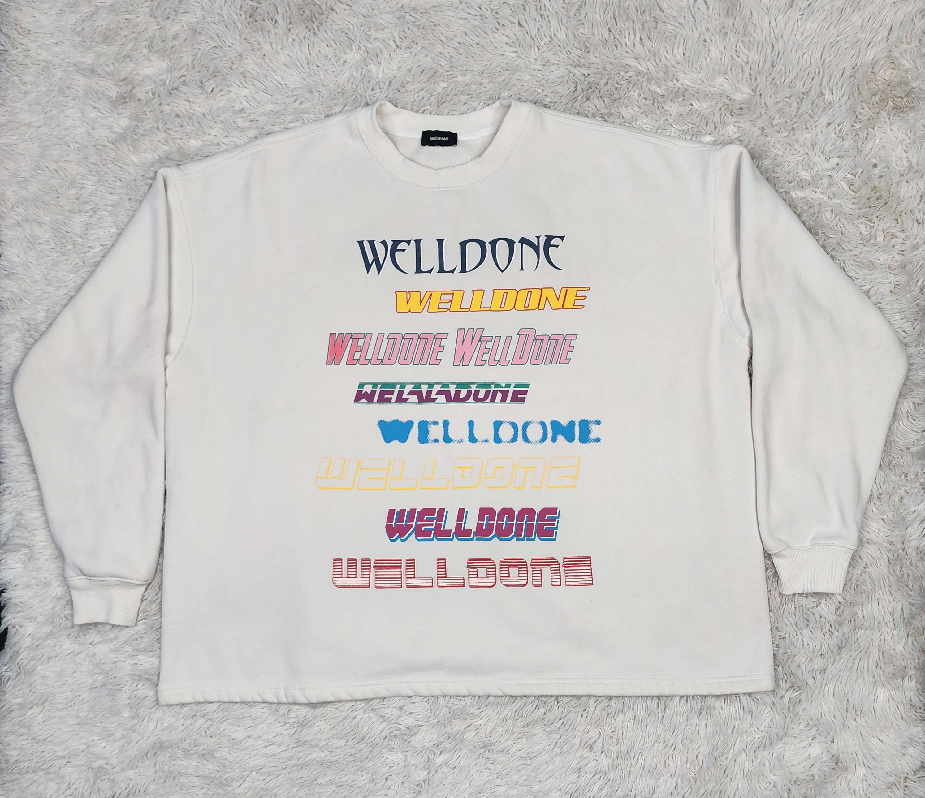 WE11DONE We11done print crewneck sweatshirt Size US XL / EU 56 / 4 - 1 Thumbnail