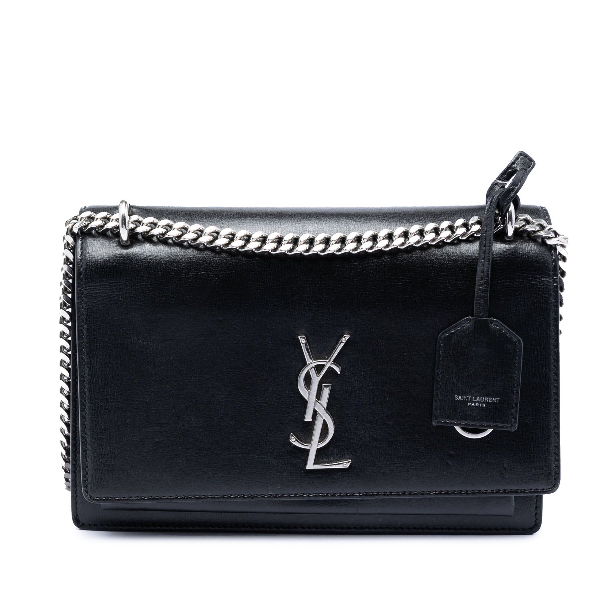 Saint Laurent Paris Medium Calfskin Monogram Sunset Crossbody Size ONE SIZE - 1 Thumbnail