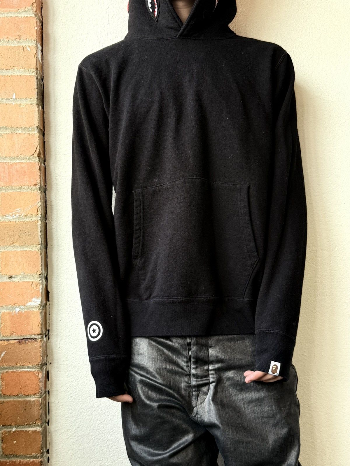 Bape Bape Shark Hood Pull Over Hoodie Size US L / EU 52-54 / 3 - 1 Thumbnail