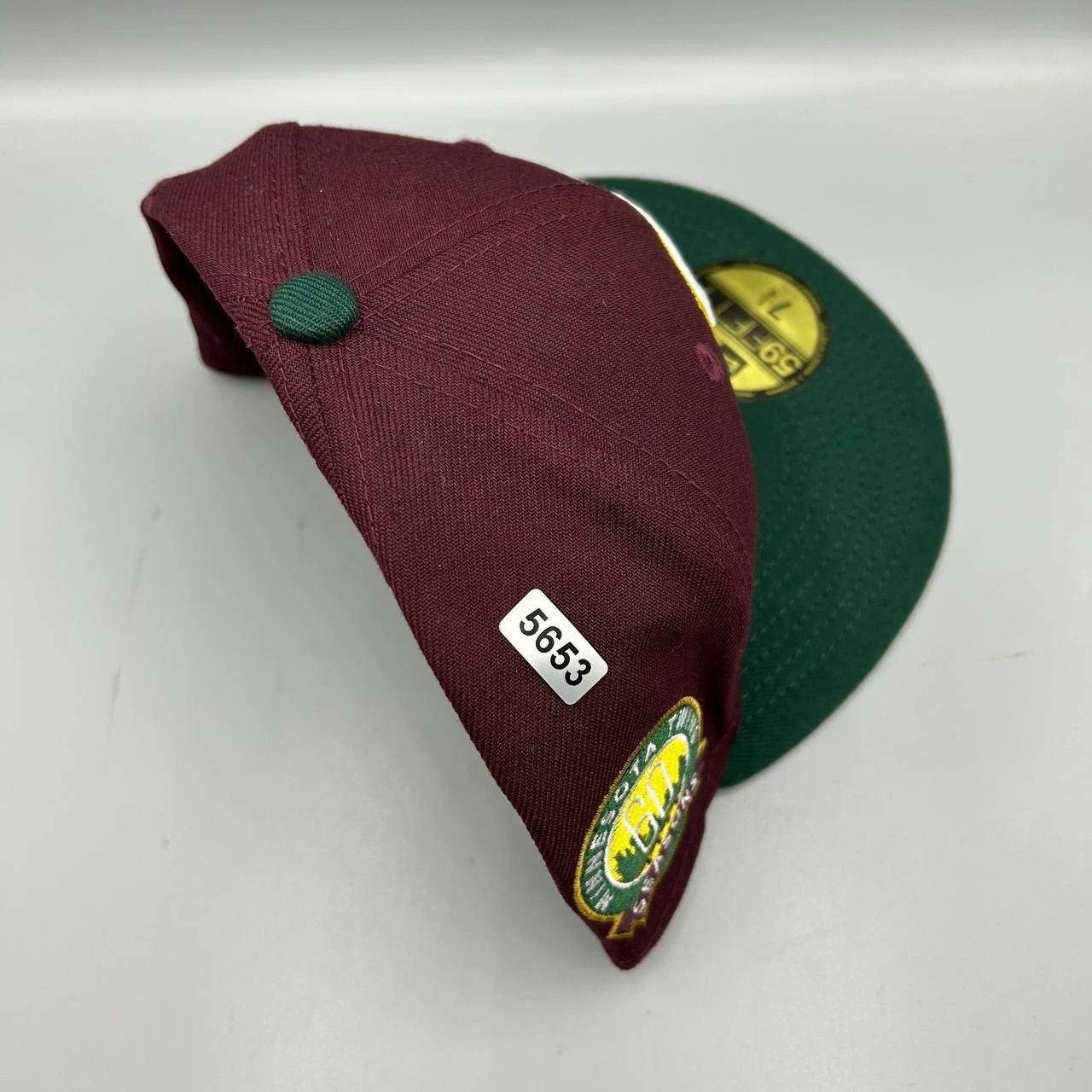 New Era Minnesota Twins Hat Men 7 1/4 Red Green MLB Fitted Cap New Size ONE SIZE - 9 Thumbnail