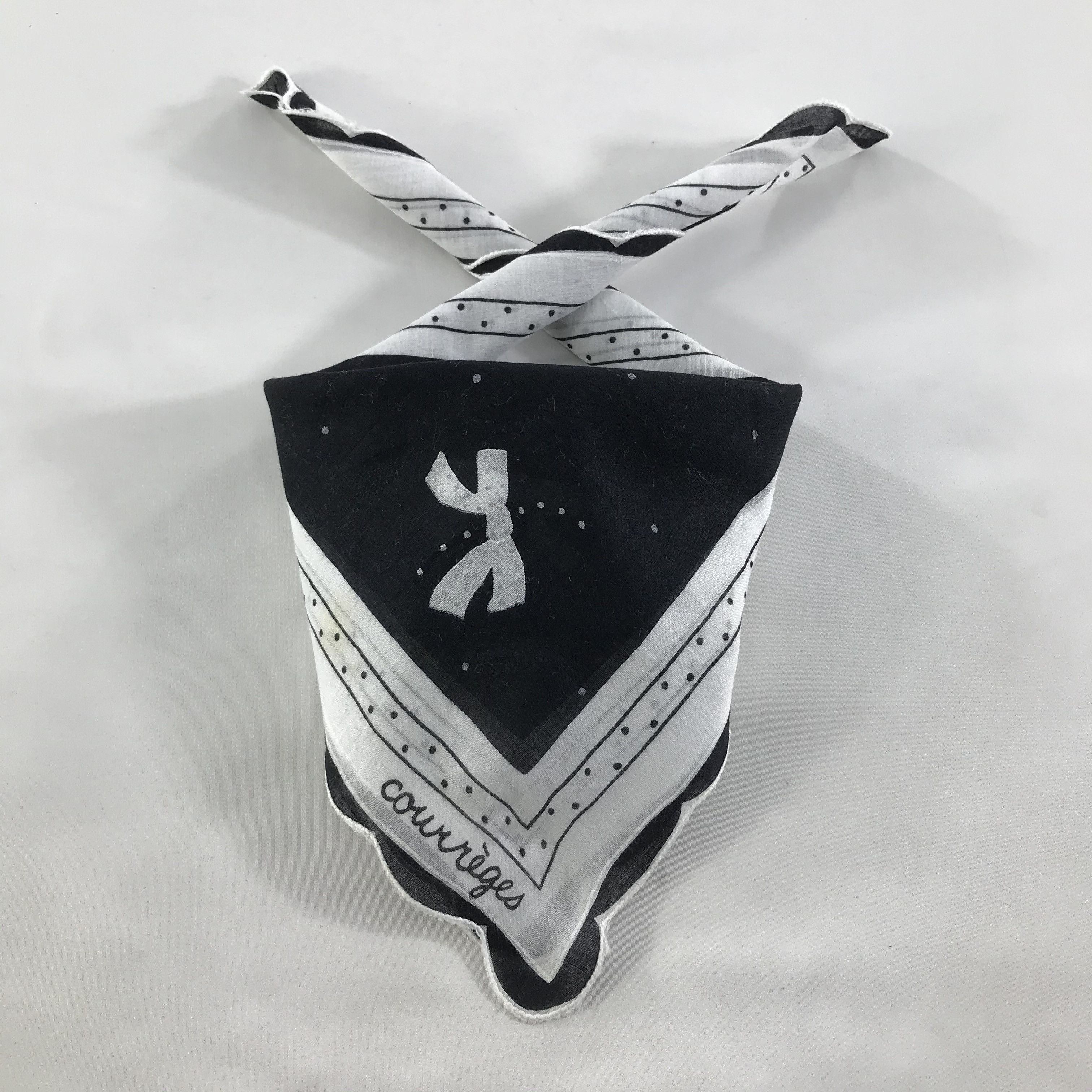 Courreges × Vintage Courreges Bandana / Handkerchief / Neckerchief - S1273 Size ONE SIZE - 3 Thumbnail