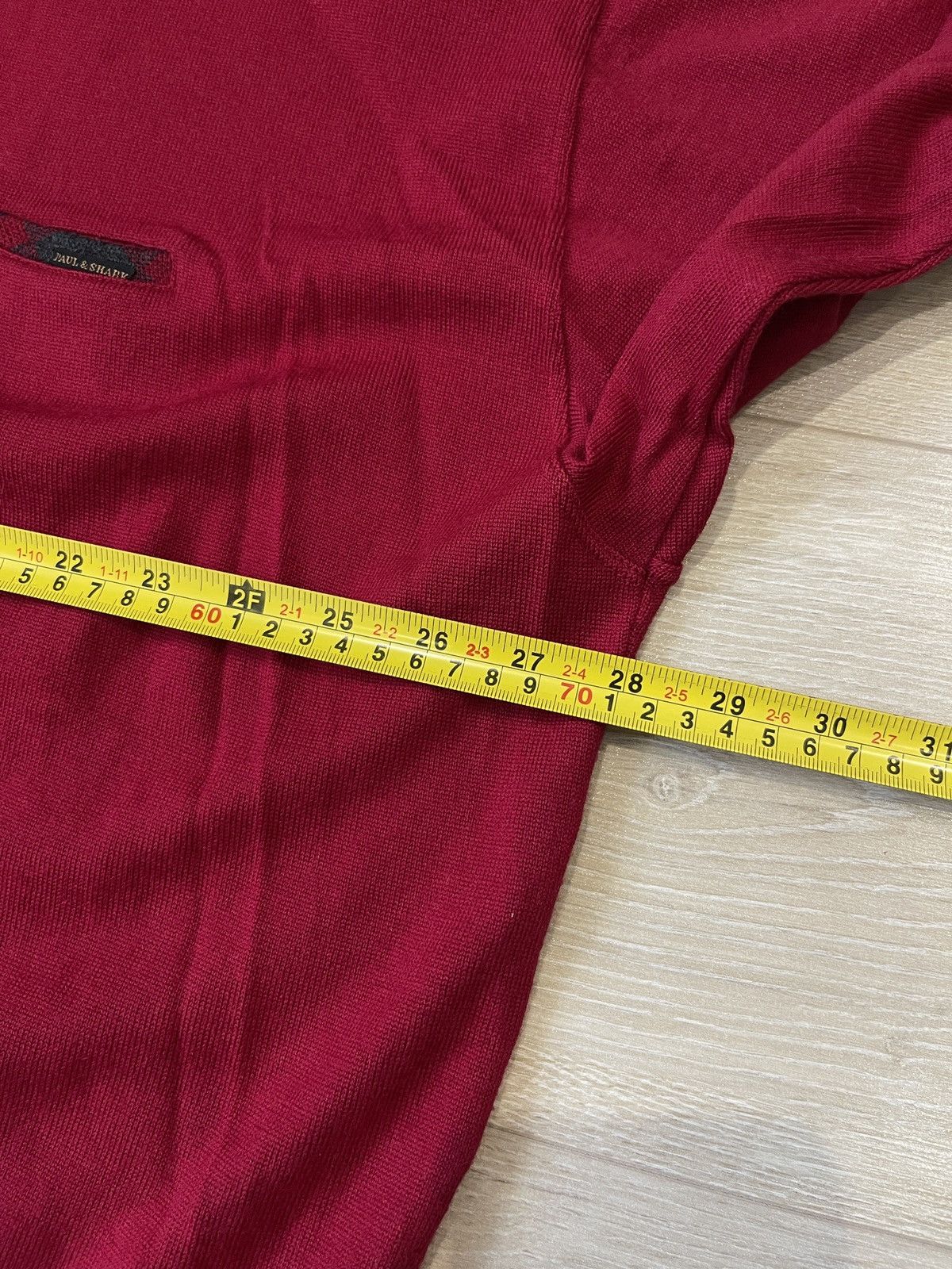 Paul & Shark Vintage Paul & Shark wool sweater polo long sleeve red Size US XXL / EU 58 / 5 - 15 Thumbnail