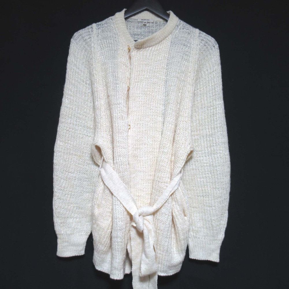Other Other BLAMINK Linen Silk Blend Knit Cardigan Natural Material Tops DUTY FREE for USA Size ONE SIZE - 1 Thumbnail