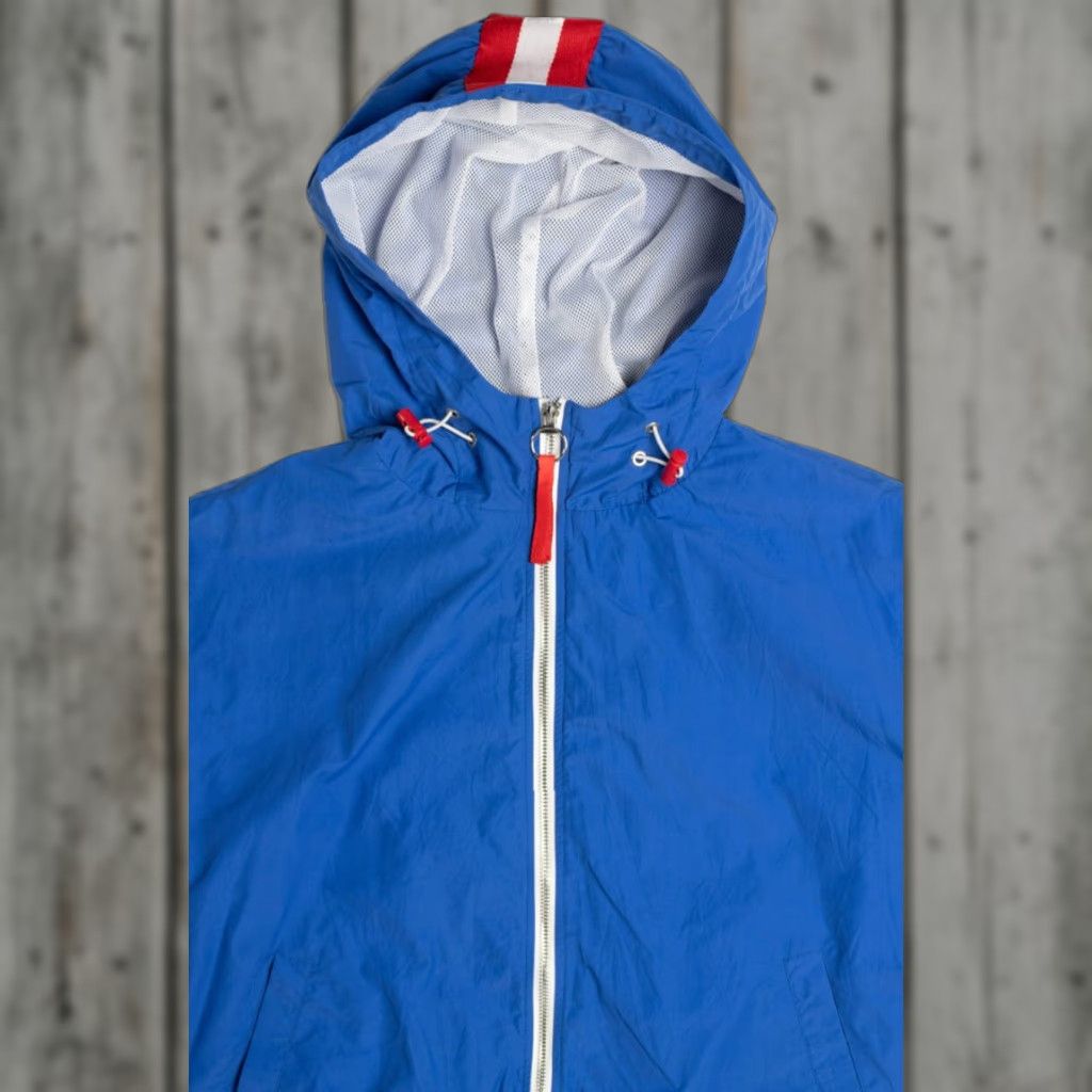 Forever 21 VINTAGE Forever 21 Blue Hooded Jacket Medium Zip Up Shirt Mens Size US M / EU 48-50 / 2 - 1 Thumbnail
