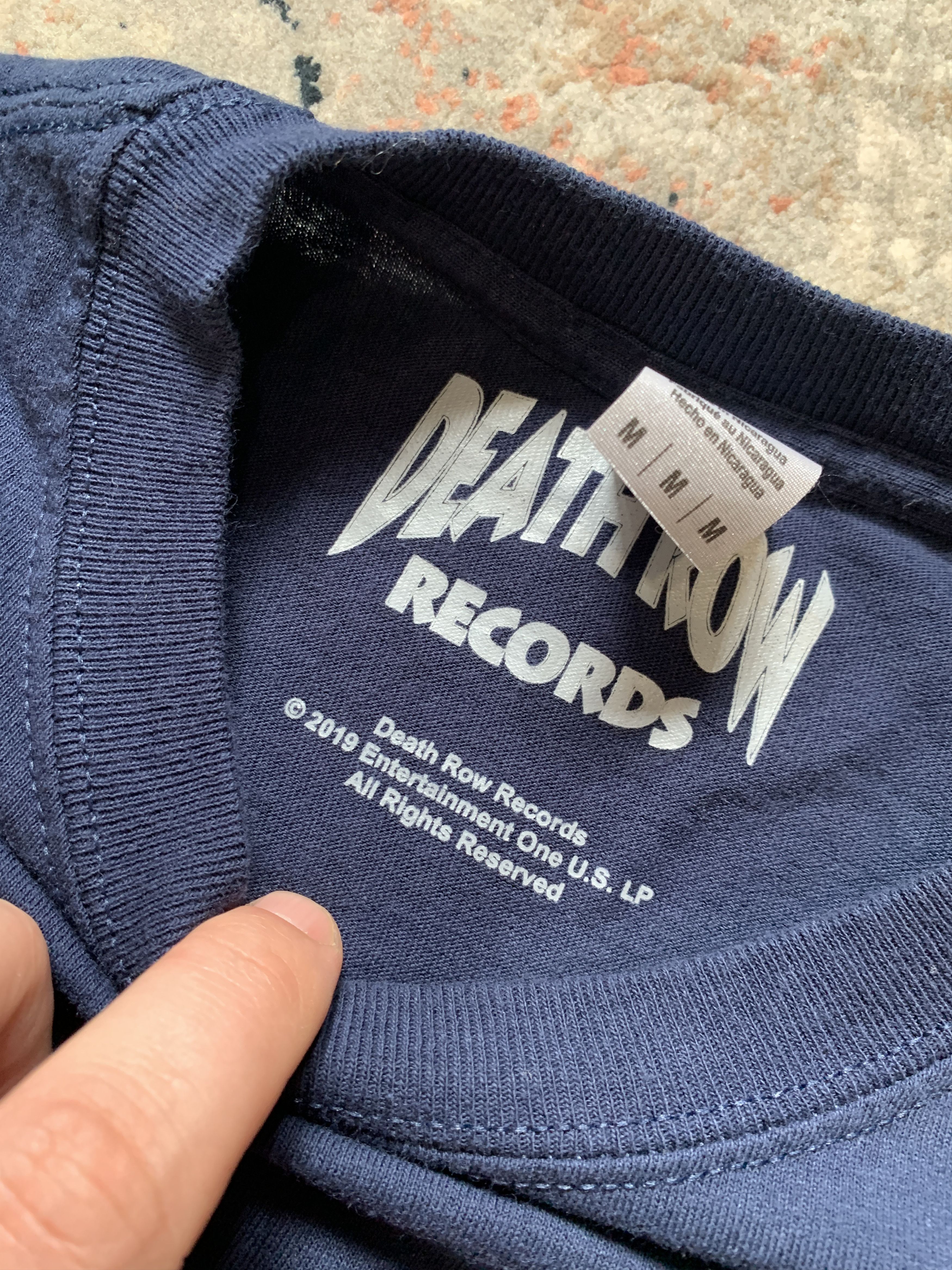 Death Row Records × Rap Tees Death Row Records Tee Size US M / EU 48-50 / 2 - 4 Thumbnail