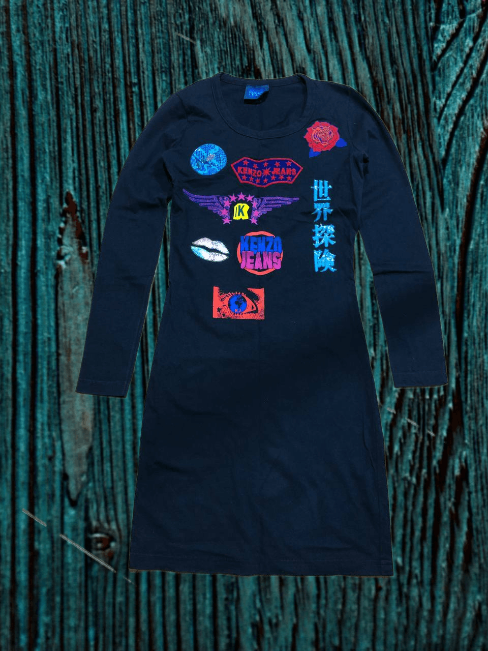Kenzo Kenzo Cotton Tiger Embroidered Dress Size S / US 4 / IT 40 - 1 Thumbnail