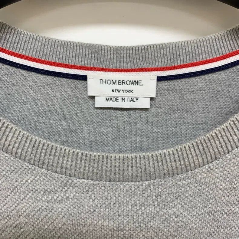 Thom Browne Thom Browne Gray Short Sleeve Knit Shirt Size US XXL / EU 58 / 5 - 3 Thumbnail