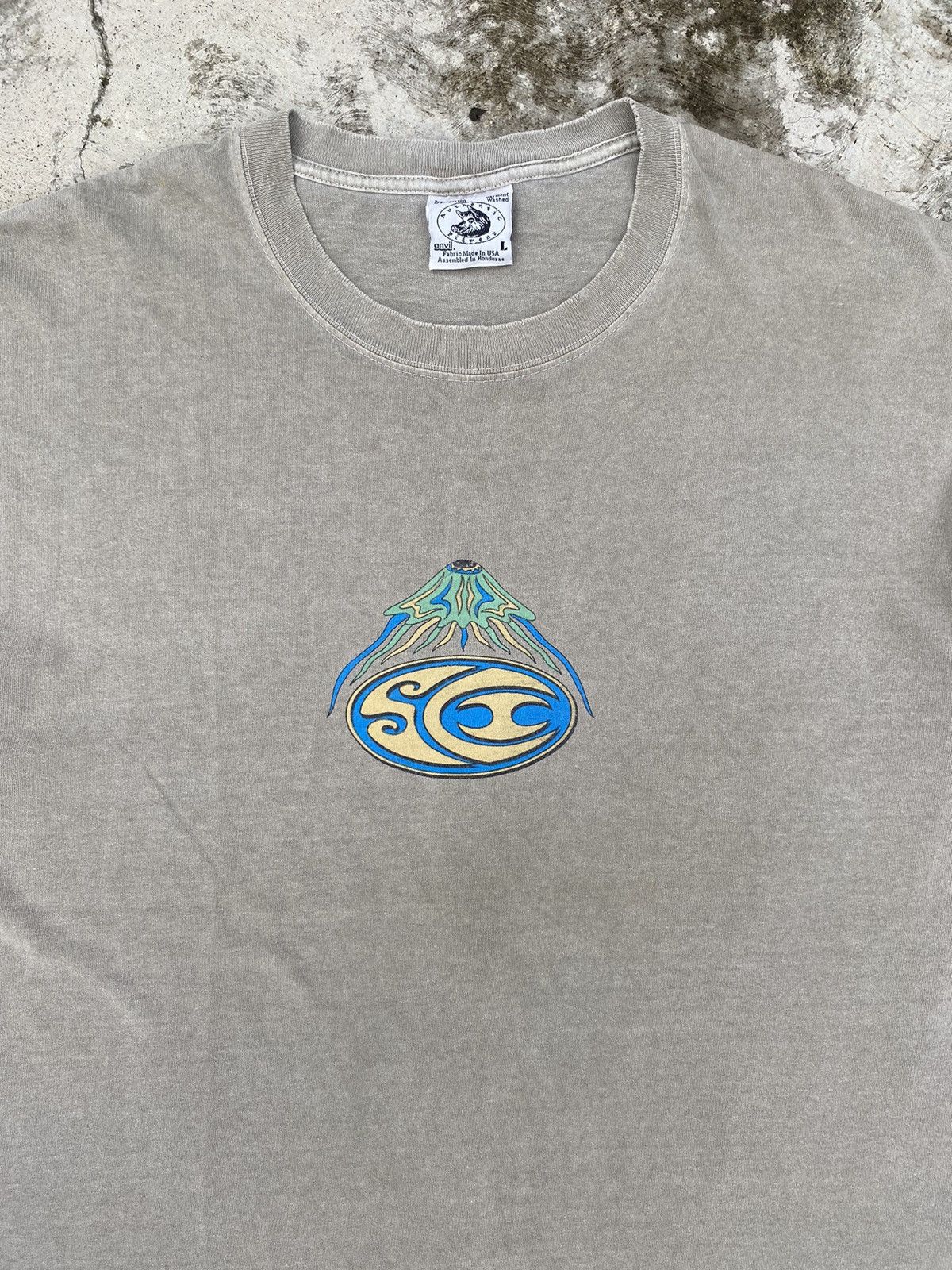 Powell Peralta Vintage Fishbone Jellyfish Psychedelic T Shirt Distressed Size US L / EU 52-54 / 3 - 3 Thumbnail