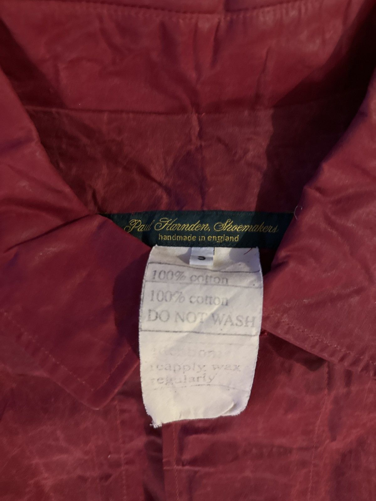 Paul Harnden Shoemakers Red Wax Mac & Button Size US S / EU 44-46 / 1 - 2 Thumbnail
