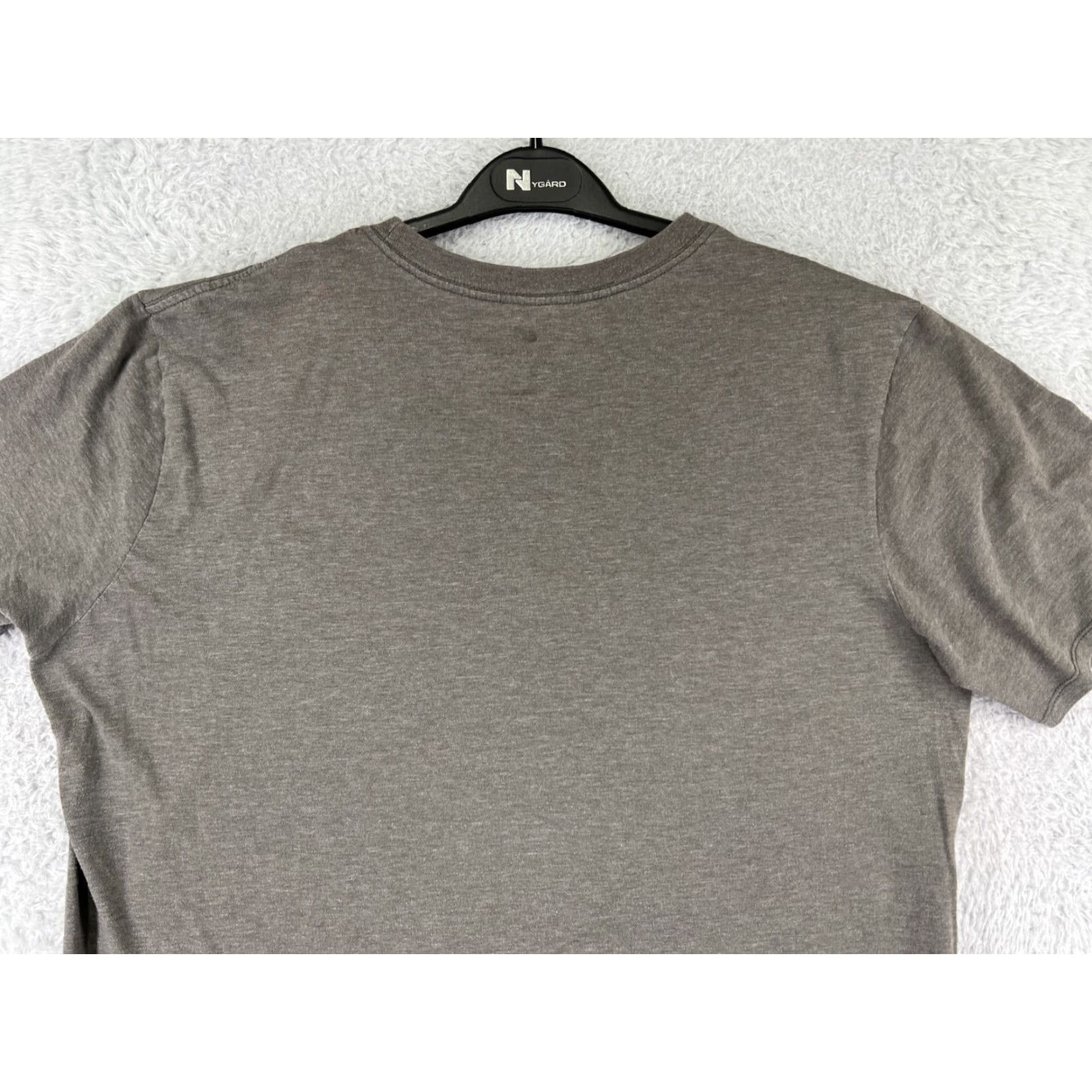 Nike Nike Shirt Mens XL Gray Swoosh Just Do It Vintage Look Crew Logo Basic T‑Shirt Sports Activewear Casual Mens Size US XL / EU 56 / 4 - 7 Thumbnail