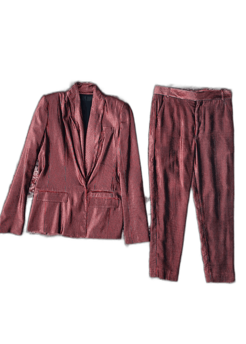 Haider Ackermann Haider Ackermann Silk Suit Set with Pants Size M / US 6-8 / IT 42-44 - 1 Thumbnail