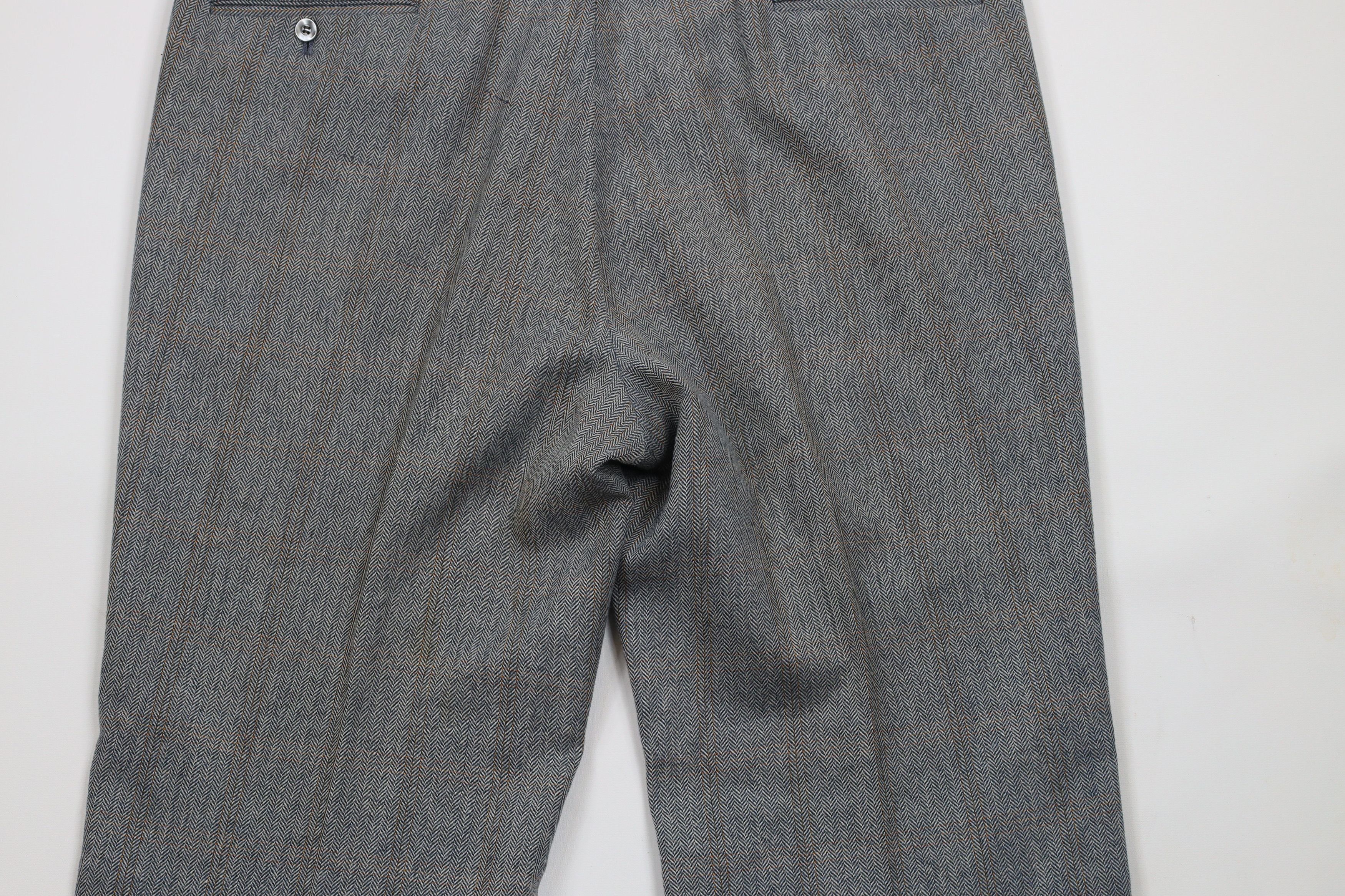 Vintage Vintage 60s 70s Streetwear Herringbone Wide Leg Pants USA Size US 36 / EU 52 - 12 Thumbnail