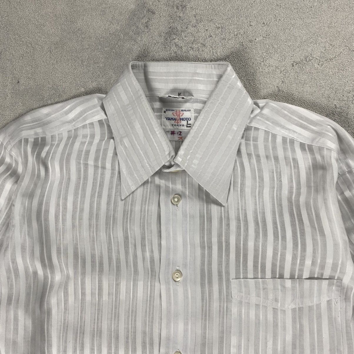 Yohji Yamamoto Yamamoto Tokyo Yohji Yamamoto Stripe Shirt Size US L / EU 52-54 / 3 - 6 Thumbnail