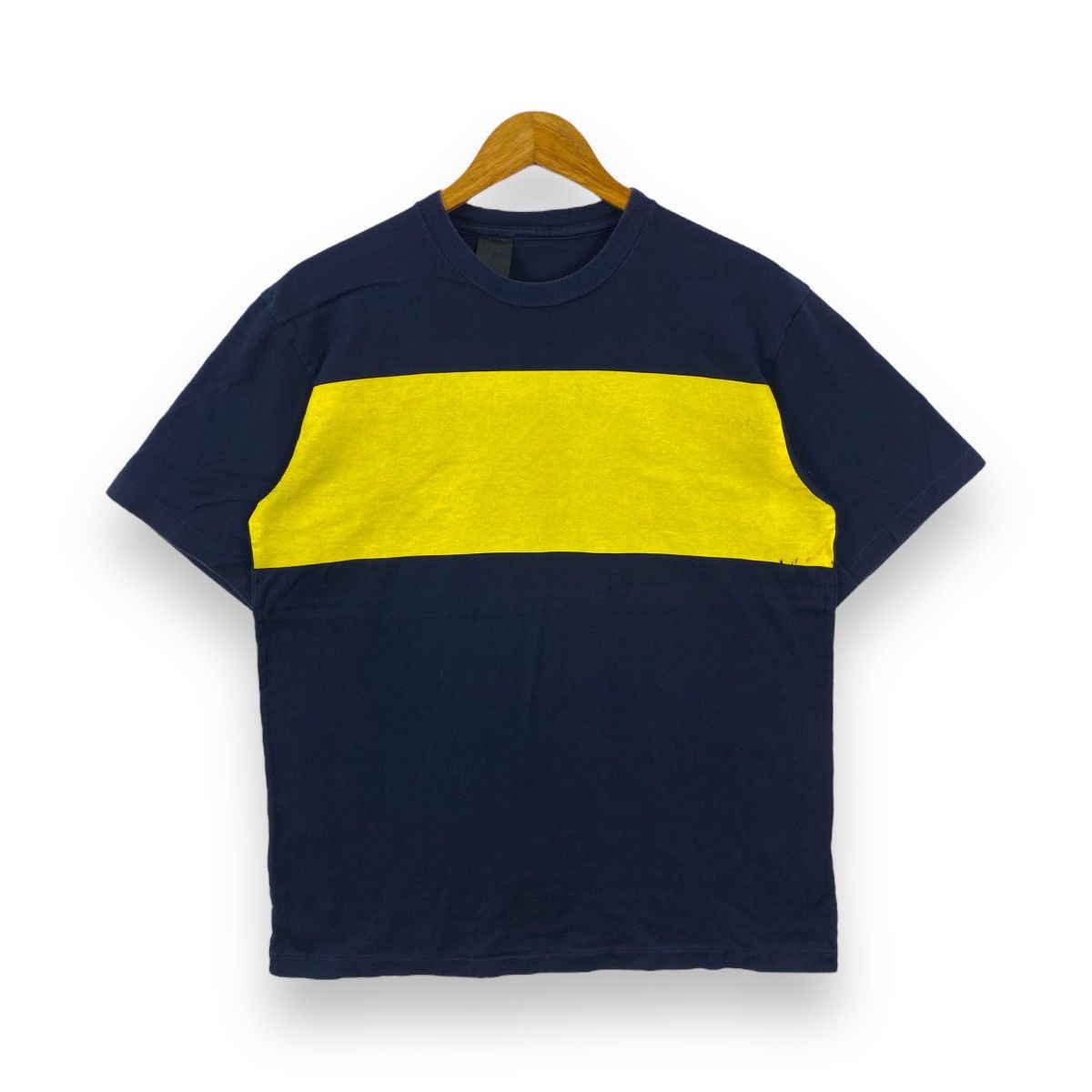N.Hoolywood N. HOOLYWOOD By Mister Hollywood Indigo Yellow Tee Shirt Size US M / EU 48-50 / 2 - 1 Thumbnail