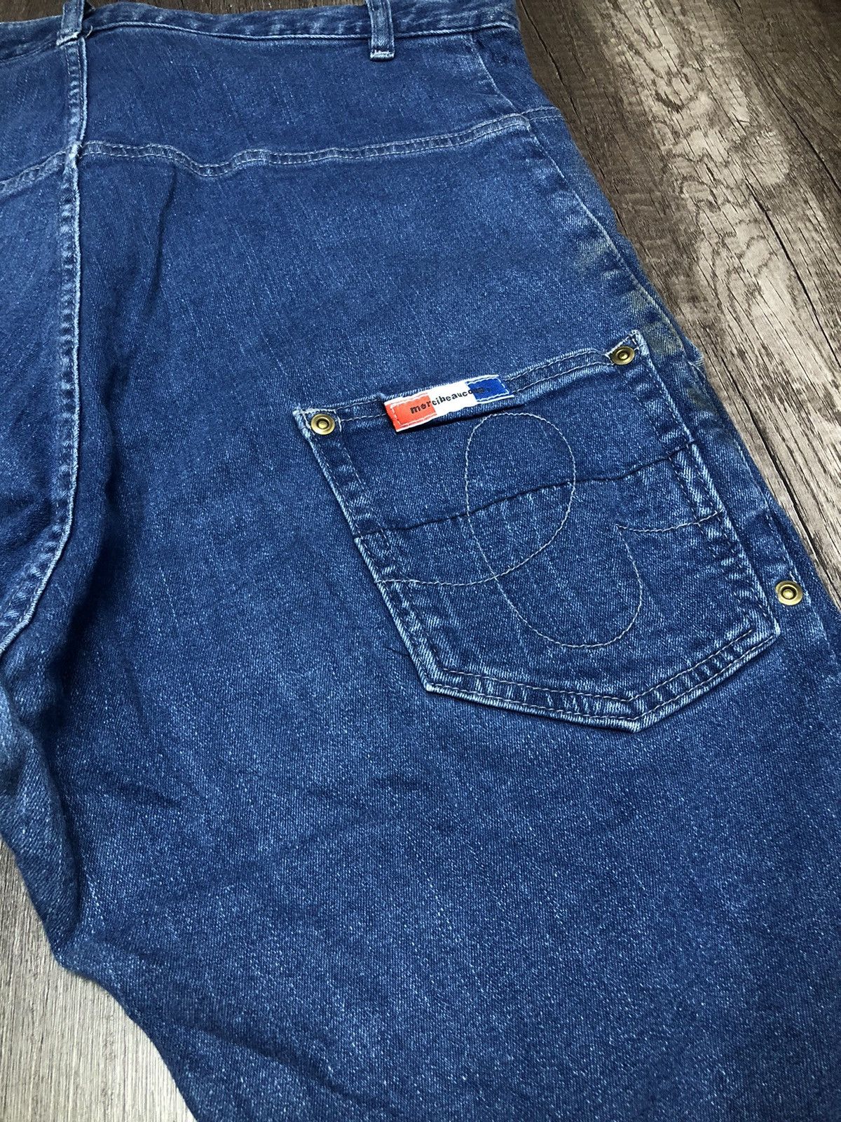 Issey Miyake × Vintage × mercibeaucoup Vintage Mercibeaucoup Issey Miyake Jeans Size 33" - 12 Thumbnail