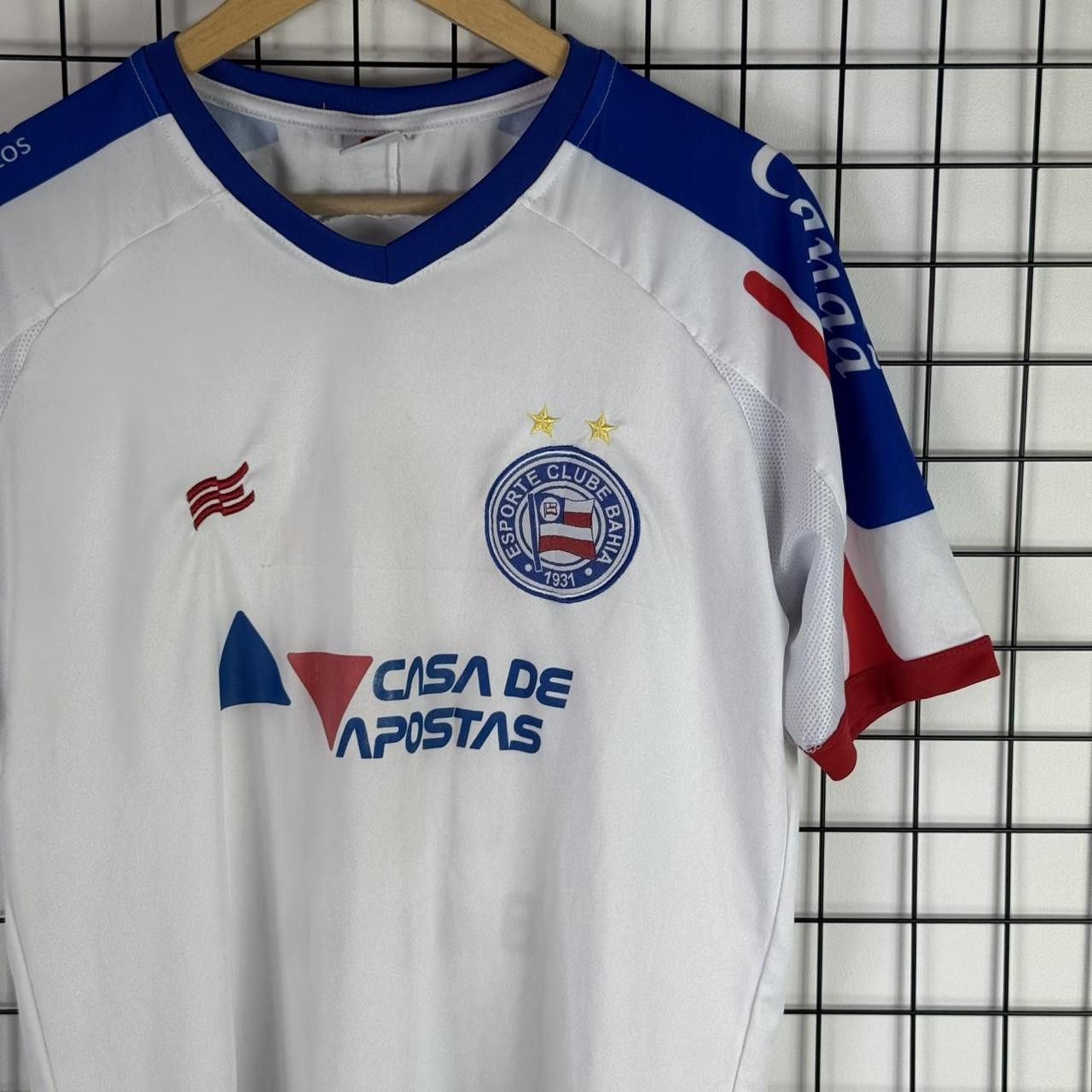 Vintage Bahia 2024/25 white home football shirt Size US M / EU 48-50 / 2 - 4 Thumbnail