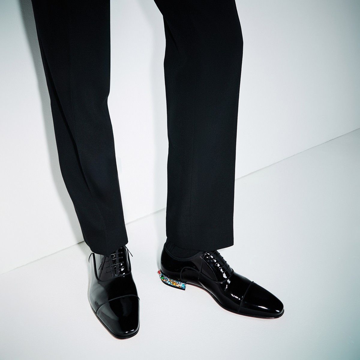 Christian Louboutin o1s1wg111224 Hero On The Rocks 20 Specchio in Black Size US 8 / EU 41 - 6 Thumbnail