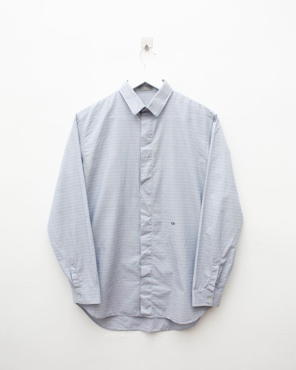 Dior × Hedi Slimane Dior Hedi Slimane Era "CD" Embroidery Shirt Size US S / EU 44-46 / 1 - 1 Thumbnail