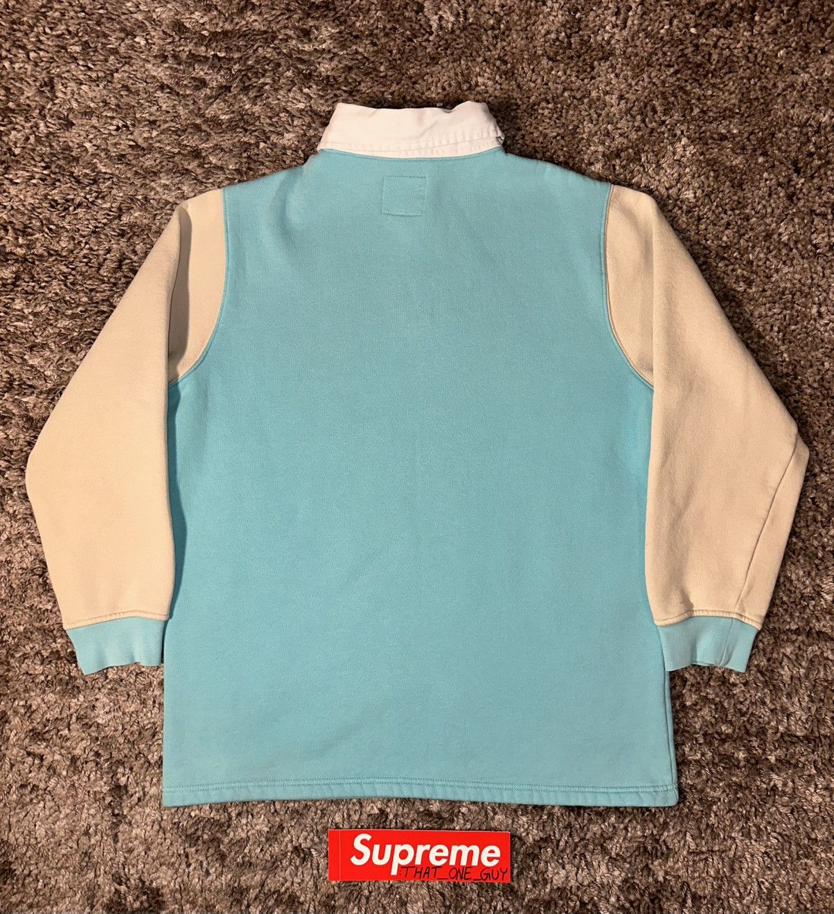 Golf Wang Golf Wang F/W 2014 Rugby Polo Blue/White Rare Size US L / EU 52-54 / 3 - 4 Thumbnail