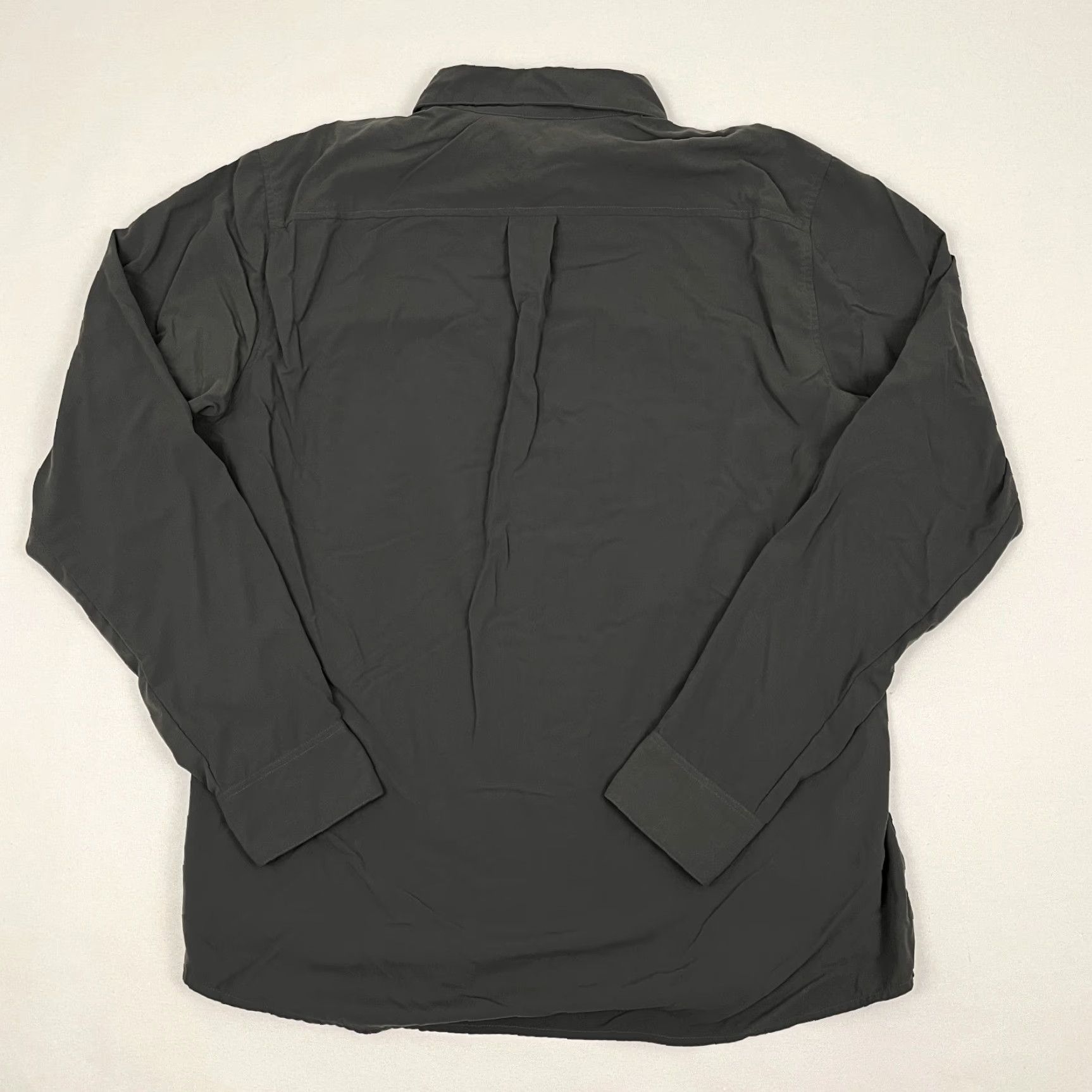 Vintage Clothing Arts Shirt Mens XL Gray Travel Commute Pick Pocket Proof P^Cubed Button Size US XL / EU 56 / 4 - 7 Thumbnail