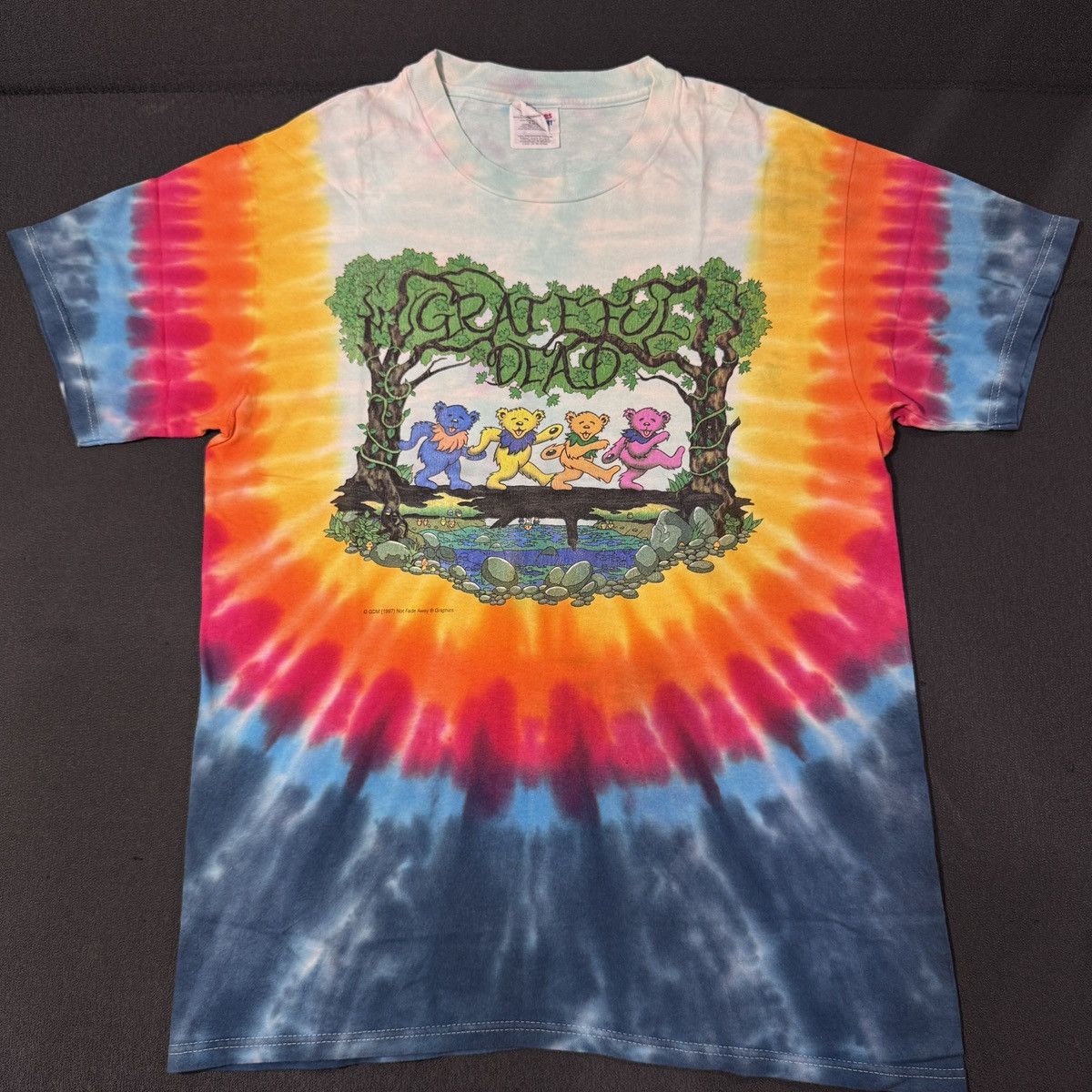 90s GRATEFUL DEAD HAVE A DEAD DAY Tシャツ Grateful Dead Vintage 90's Grateful Dead 'Have A Dead Day' Tie Dye