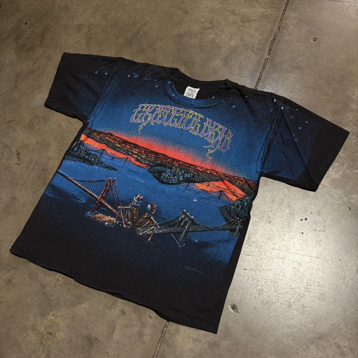 Grateful Dead Vintage 90s Grateful Dead Band T shirt San Francisco Bridge Size US XL / EU 56 / 4 - 2 Thumbnail