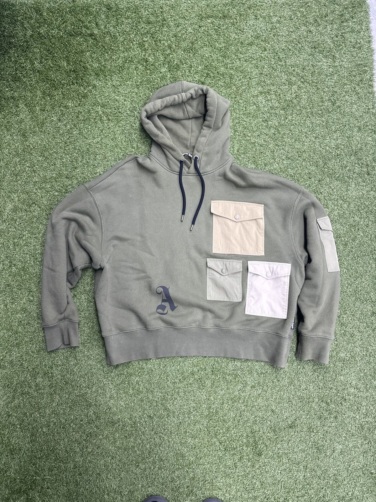 Palm Angels Palm Angels Pin-Up Hoodie Military Green Size US L / EU 52-54 / 3 - 1 Thumbnail