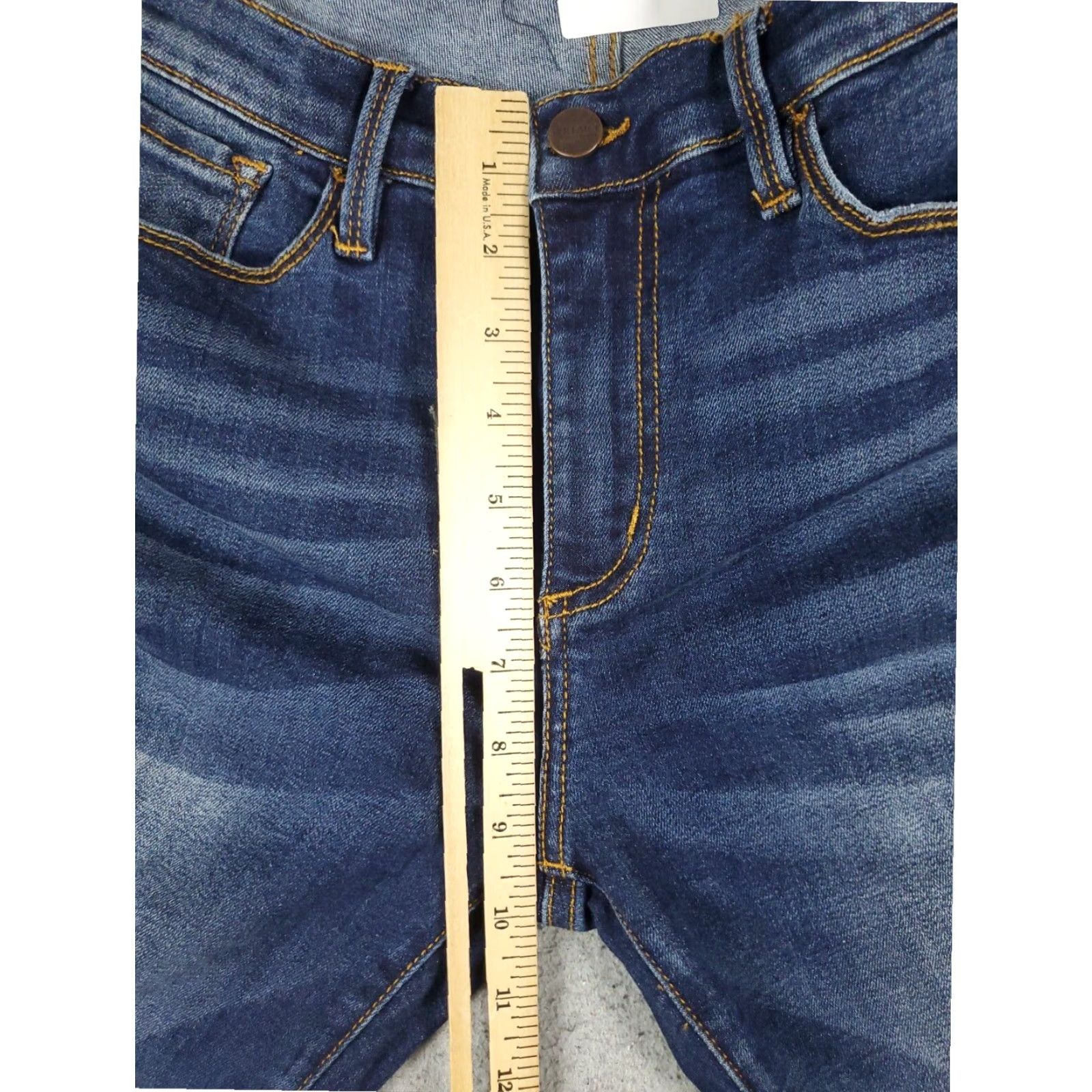 Abercrombie & Fitch Abercrombie & Fitch Womens Blue Straight Leg Jeans 30x30 Medium Wash Cotton Blend Size 30" / US 8 / IT 44 - 3 Thumbnail