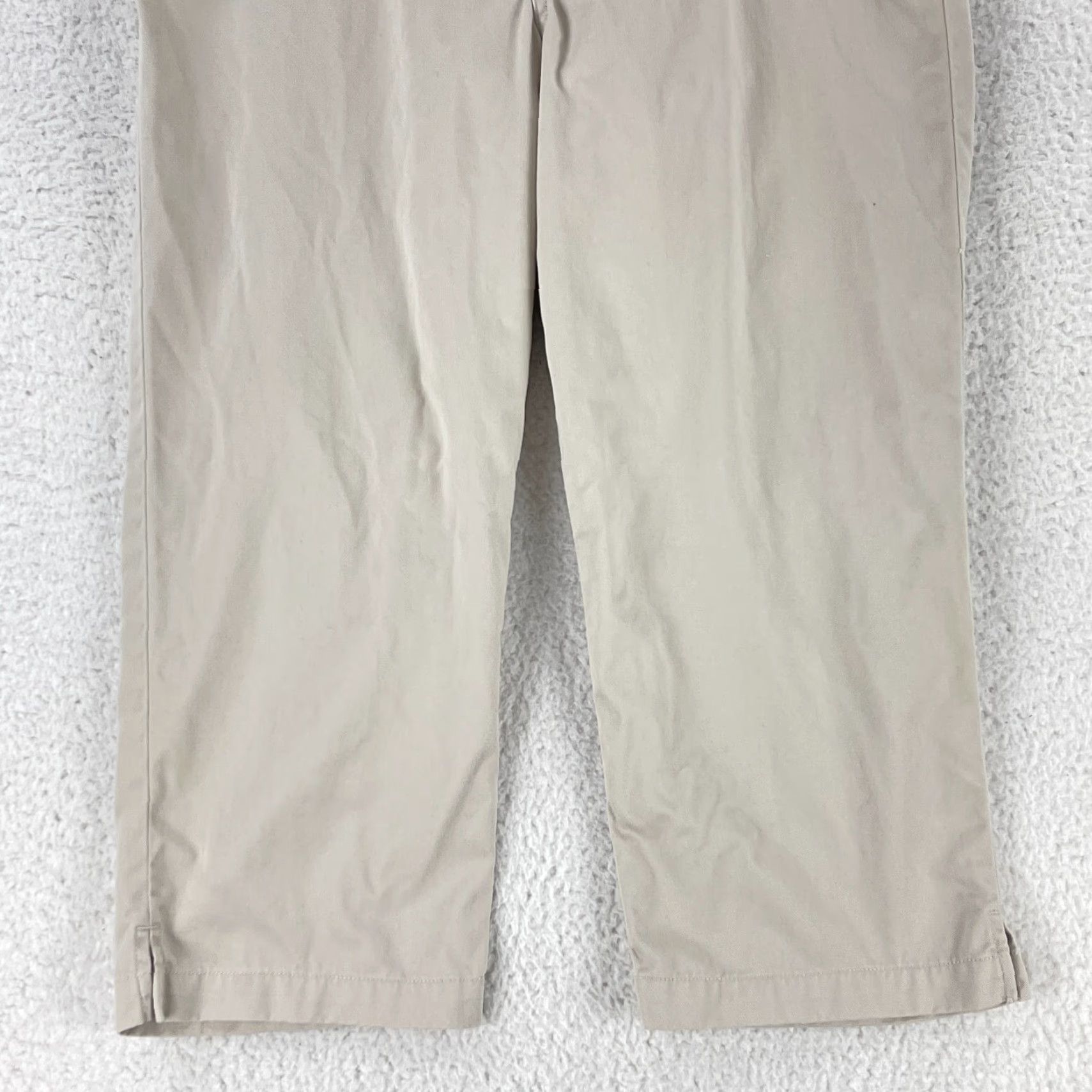 Ralph Lauren Lauren Ralph Lauren Pants Womens High-Rise Casual Cropped Beige 12 Size 34" / US 12 / IT 48 - 3 Thumbnail