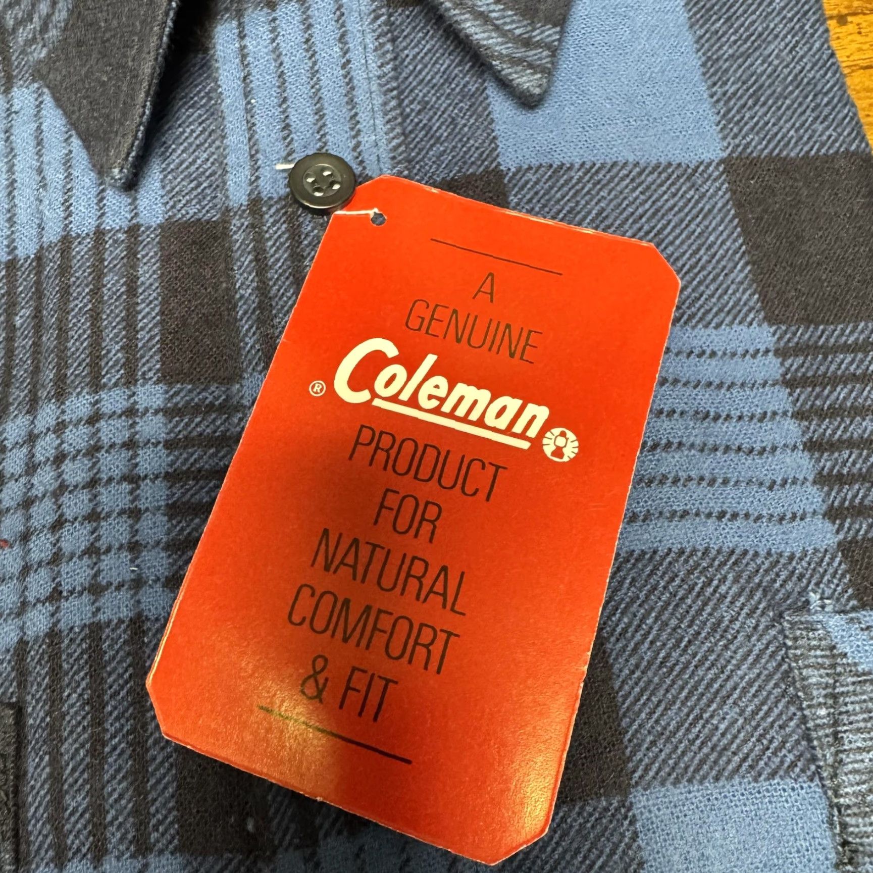 Lumberjack Coleman Flannel Shirt M Medium Men Blue Plaid Cotton Button-Up Long Sleeve Size US M / EU 48-50 / 2 - 5 Thumbnail