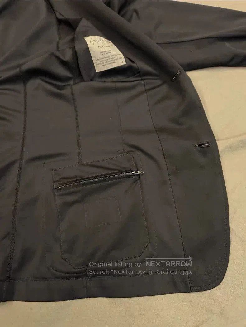 Yohji Yamamoto Yohji Yamamoto Men's Lightweight Blazer. Size US XL / EU 56 / 4 - 6 Thumbnail