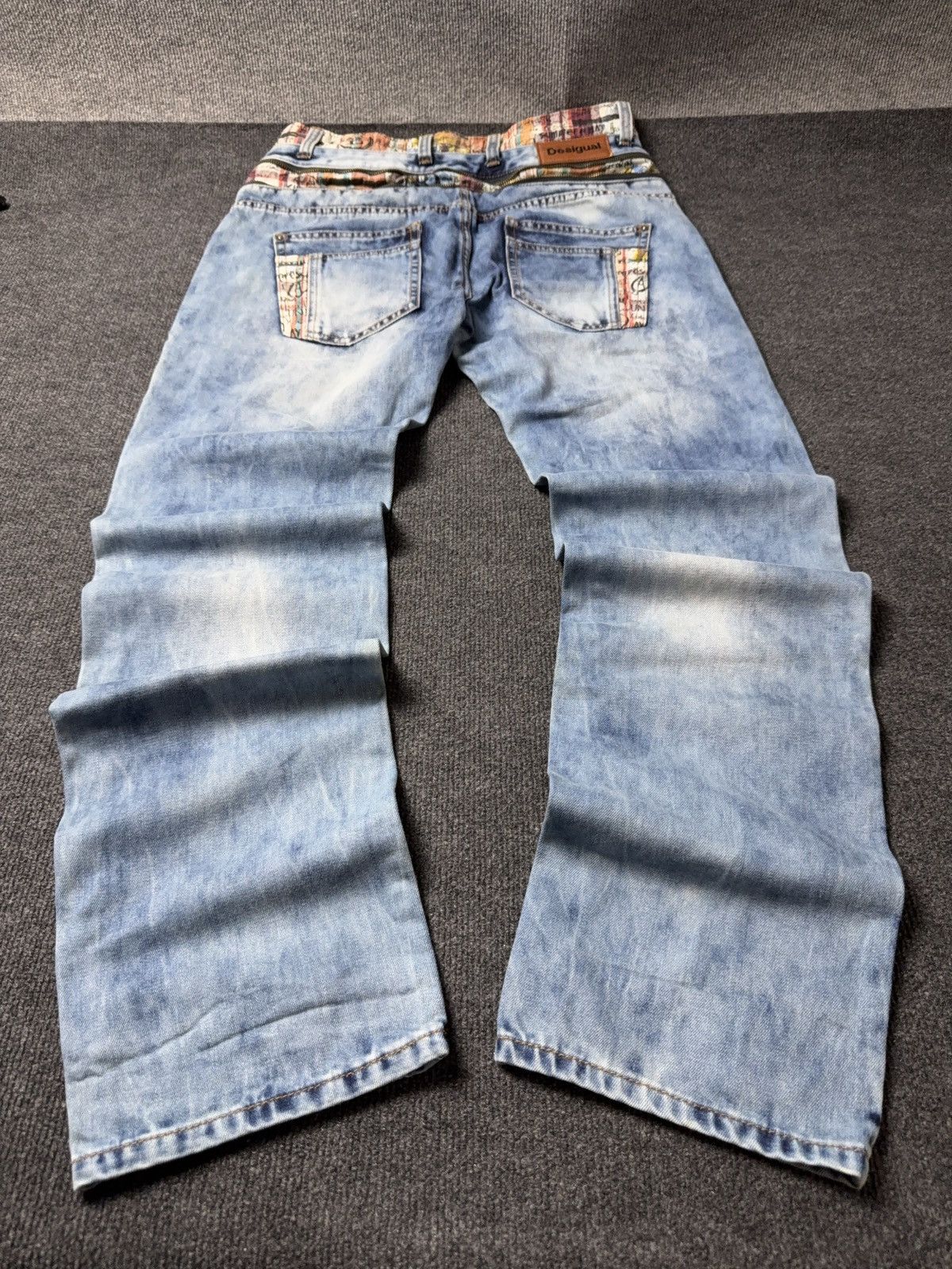 Desigual Y2k Vintage 00s Japanese Retro Desigual Waist Zip Denim Size US 34 / EU 50 - 14 Thumbnail